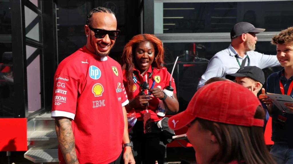 Lewis Hamilton was 0.301s off Lando Norris’ best lap time in FP2
