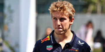 Liam Lawson (NZL) Red Bull Racing. 23.03.2025. Formula 1 World Championship, Rd 2, Chinese Grand Prix, Shanghai, China, Race Day