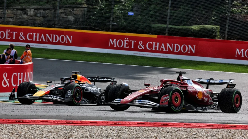 The improved weather saw Red Bull's challenge fade with Max Verstappen losing out to Charles Leclerc for a podium place