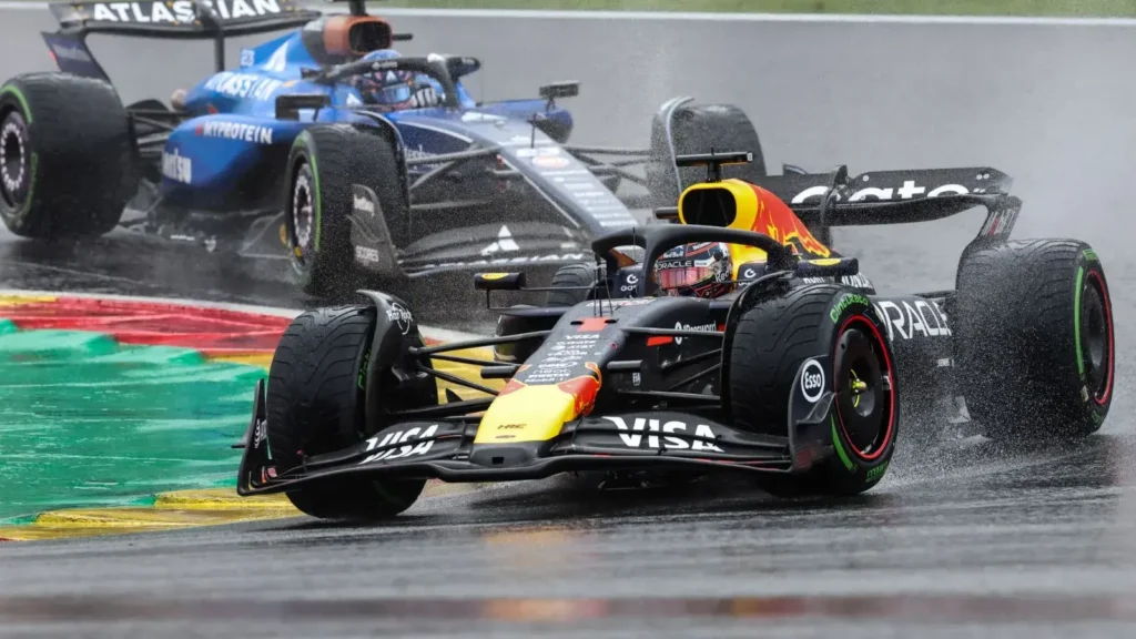 Max Verstappen came home fourth at Spa