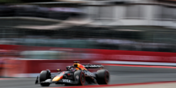 Max Verstappen's set-up is ready in preparation for a wet race