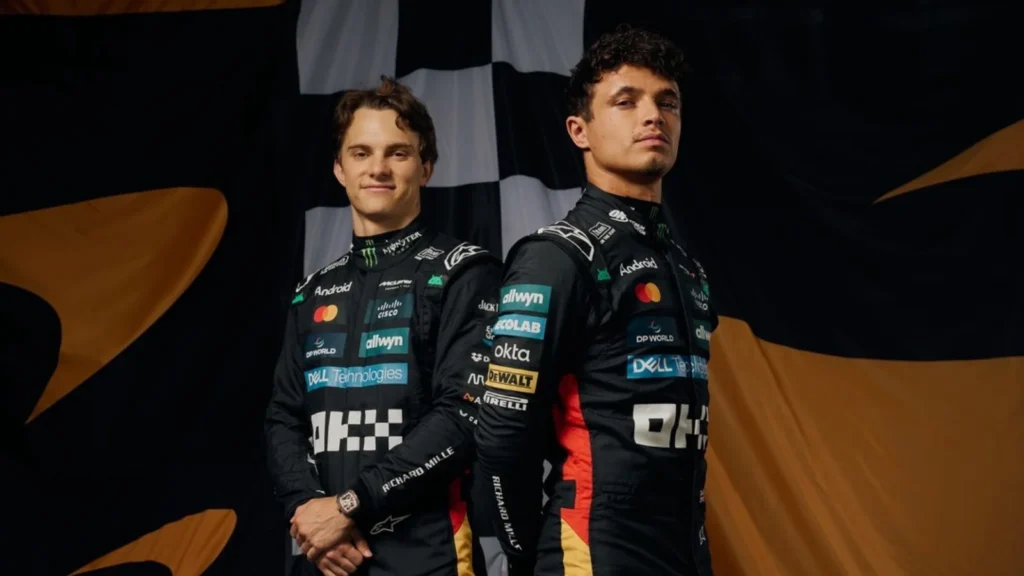 Lando Norris and Oscar Piastri will also sport special race suits at Silverstone