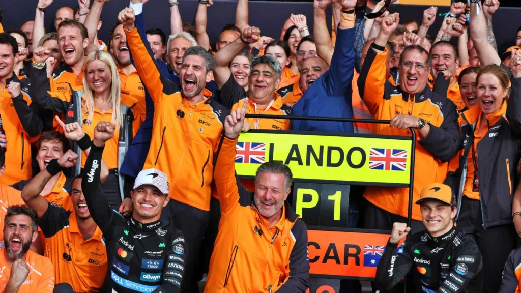 McLaren upbeat after floor test as title charge continues