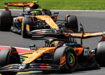 McLaren's drivers have been warned to avoid a collision in Belgium