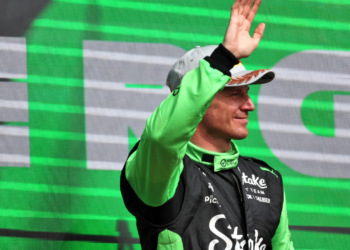 Nico Hulkenberg had his moment in the limelight at Silverstone