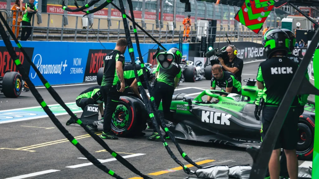 The incident damaged Hulkenberg's car