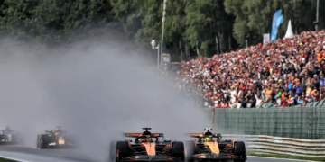Oscar Piastri edges past Lando Norris on the Kemmel Straight to seize crucial Belgian GP lead
