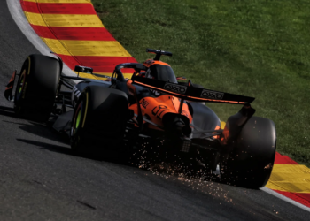 Oscar Piastri survived a scare to take Sprint pole in Belgium