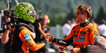 Oscar Piastri missed out on pole position to team-mate Lando Norris