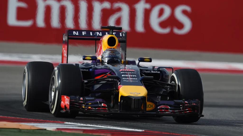 Sebastian Vettel (GER) Red Bull Racing RB10. 02.11.2014. Formula 1 World Championship, Rd 17, United States Grand Prix, Austin, Texas, USA, Race Day