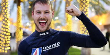 Tom Blomqvist contested the 2023 FIA WEC season in the LMP2 class for the Anglo-American team