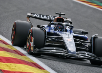 Williams' FW47 is showing promise in Belgium, despite the car being 'trickier' to drive