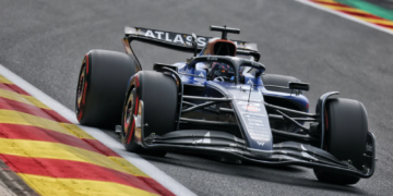 Williams' FW47 is showing promise in Belgium, despite the car being 'trickier' to drive