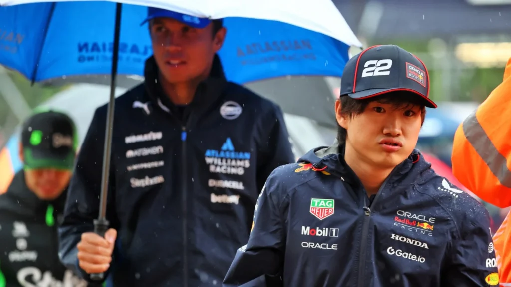 Yuki Tsunoda (JPN) Red Bull Racing RB21. 06.07.2025. Formula 1 World Championship, Rd 12, British Grand Prix, Silverstone, England, Race Day