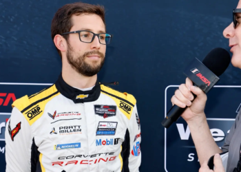 Alexander Sims leads the IMSA GTD Pro standings with his co-driver Antonio Gracia