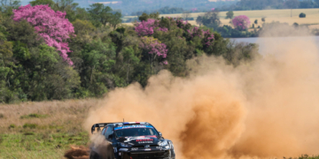 Ogier leads as Rovanperä falls back in Paraguay
