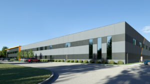 A render of Arrow McLaren's new shop after ongoing renovations are complete. Image: Arrow McLaren