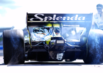 Peeling away from pit road. Photo: Kevin Dejewski