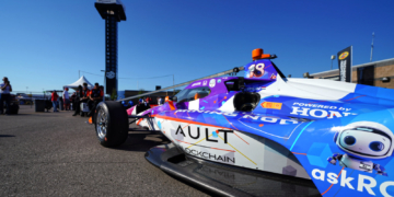 VeeKay is running a special livery in Nashville to celebrate the new agreement. Photo: Kevin Dejewski