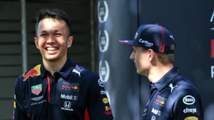 Alex Albon lasted 18 months as Max Verstappen's team-mate at Red Bull