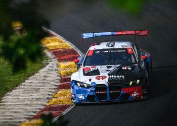 Paul Miller Racing won at Road America following a robust sprint race in both GTD classes