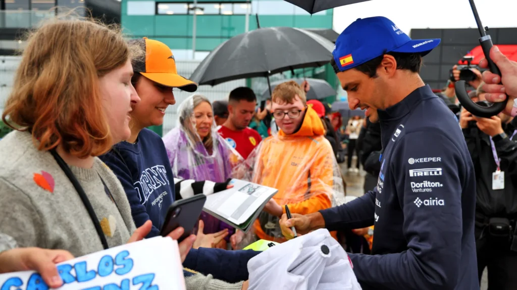 Carlos Sainz is also a big draw for fans, helping Williams in other ways