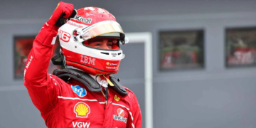 Charles Leclerc took his first pole position of the season in Hungary