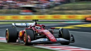 A problem derailed Charles Leclerc's win hopes in Hungary