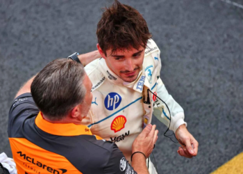 Zak Brown spoke out in support of Charles Leclerc amid his record starting from pole