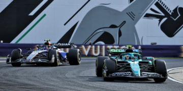 Fernando Alonso returned to action in FP2