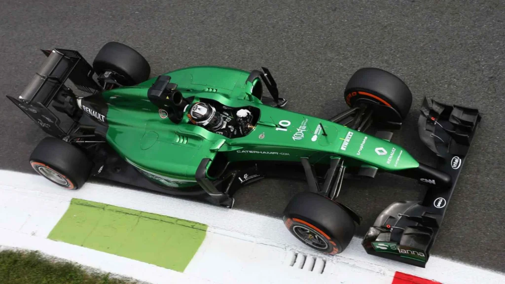 Caterham ended at the rear of the grid in 2013 and 2014