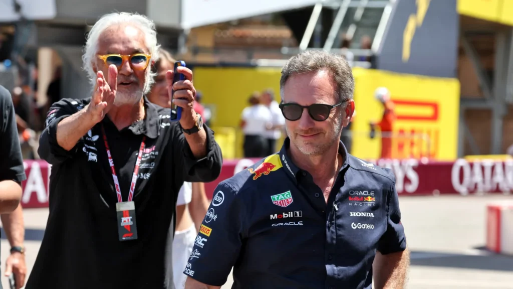 Flavio Briatore has ruled his friend Christian Horner joining forces with him at Alpine, "for the moment"