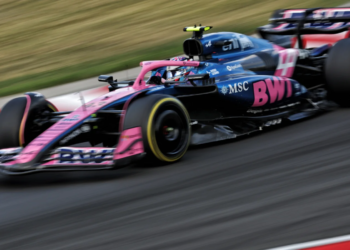 Franco Colapinto crashed a modified A525 at the Hungaroring