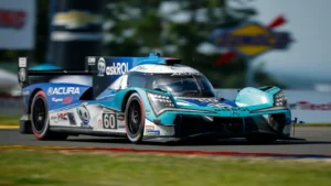 Tom Blomqvist finished at the top in the first IMSA Road America free practice session
