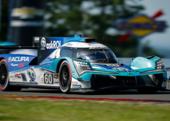 Tom Blomqvist finished at the top in the first IMSA Road America free practice session