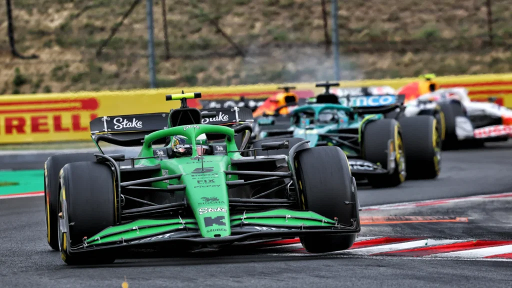 Gabriel Bortoleto took sixth place in Hungary