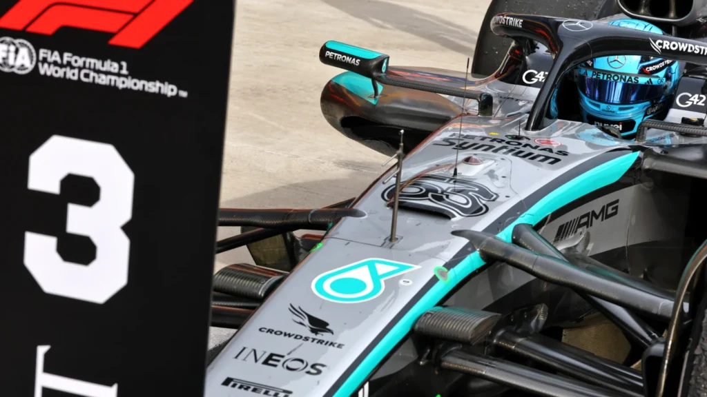 The W16 saw improvement at Hungary, taking third place via George Russell