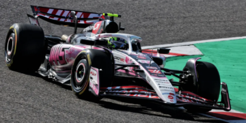 Haas' VF-25 saw significant improvements from the Japanese GP onwards