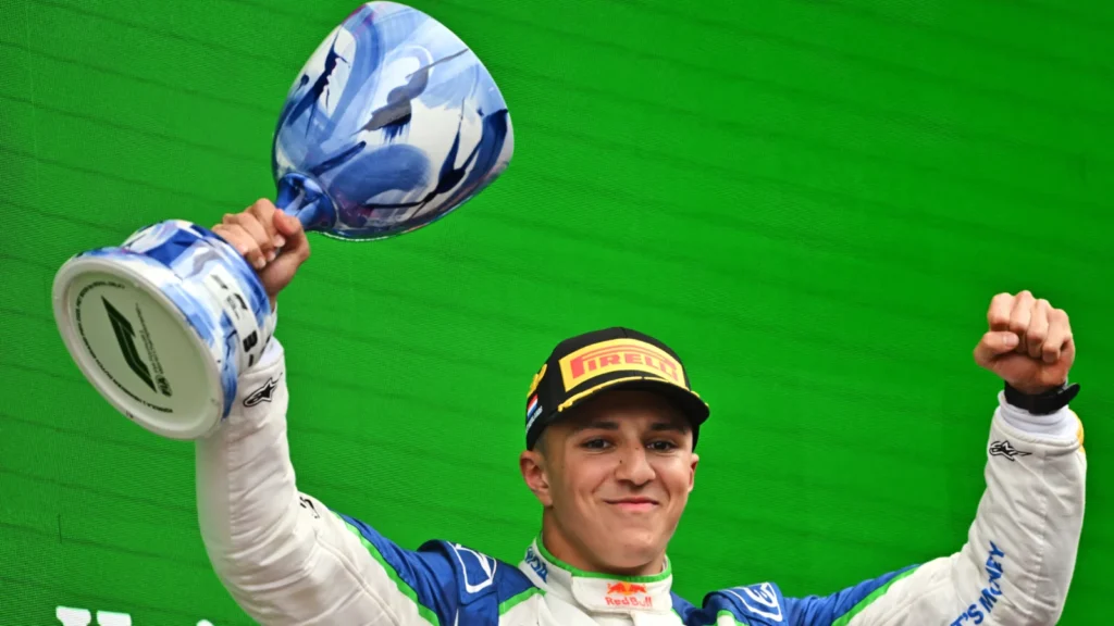 Isack Hadjar scored his maiden F1 podium at the Dutch GP