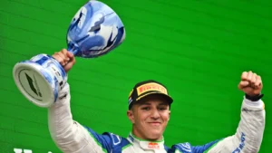 Isack Hadjar scored his maiden F1 podium at the Dutch GP