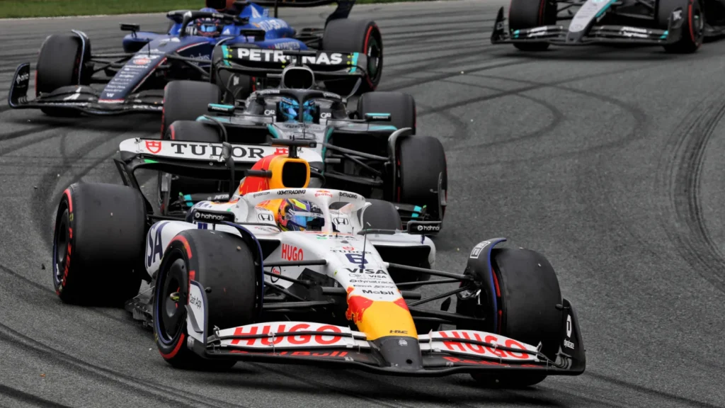 Isack Hadjar delivered some mature defensive driving to hold off the likes of George Russell in the Dutch GP