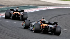 Lando Norris headed Oscar Piastri in a McLaren 1-2 in Hungary