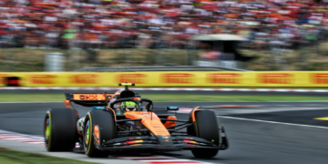 Lando Norris executed McLaren's risky one-stop strategy to win the race