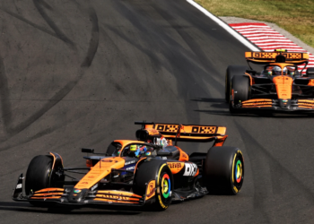 Lando Norris reluctantly yielded to team-mate Oscar Piastri for his maiden Hungary victory last year