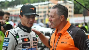 Zak Brown praises Lando Norris’ openness and progress in managing self-criticism