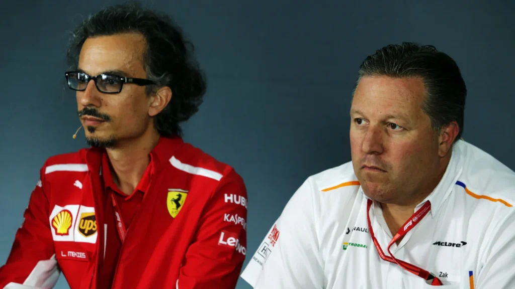 Laurent Mekies and Zak Brown have known each other a long time, going back to when the Frenchman was Ferrari Sporting Director