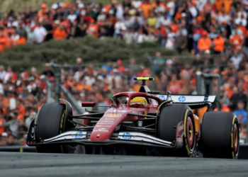 Lewis Hamilton crashed out of the Dutch GP