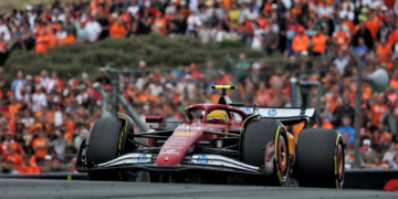 Lewis Hamilton crashed out of the Dutch GP