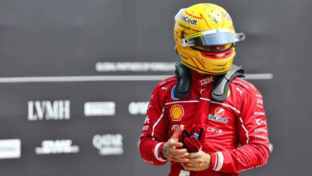 Lewis Hamilton endured a worse time on his side of the Ferrari garage after a Q2 exit