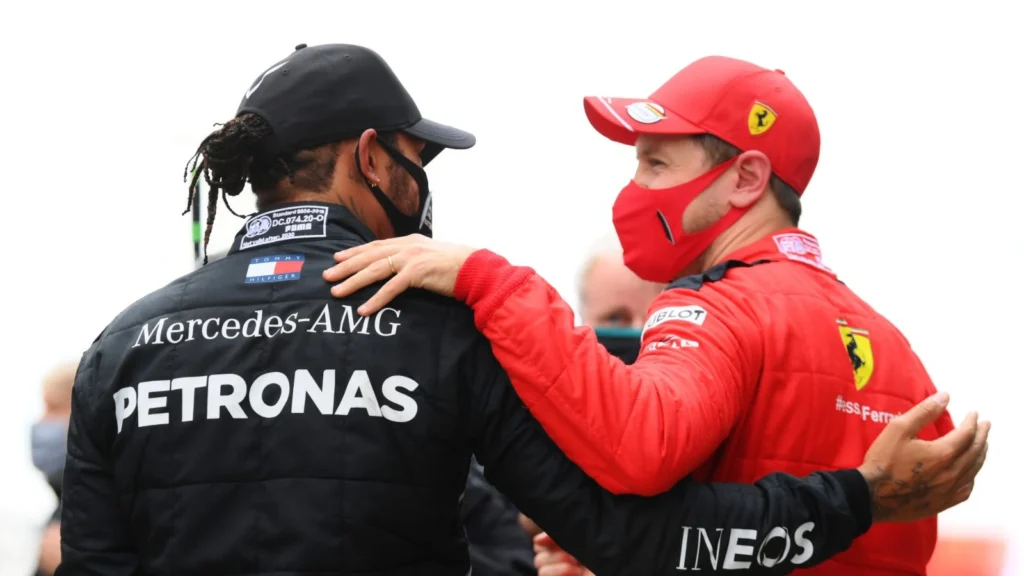Lewis Hamilton and Sebastian Vettel went head-to-head in the 2017 and 2018 title battles